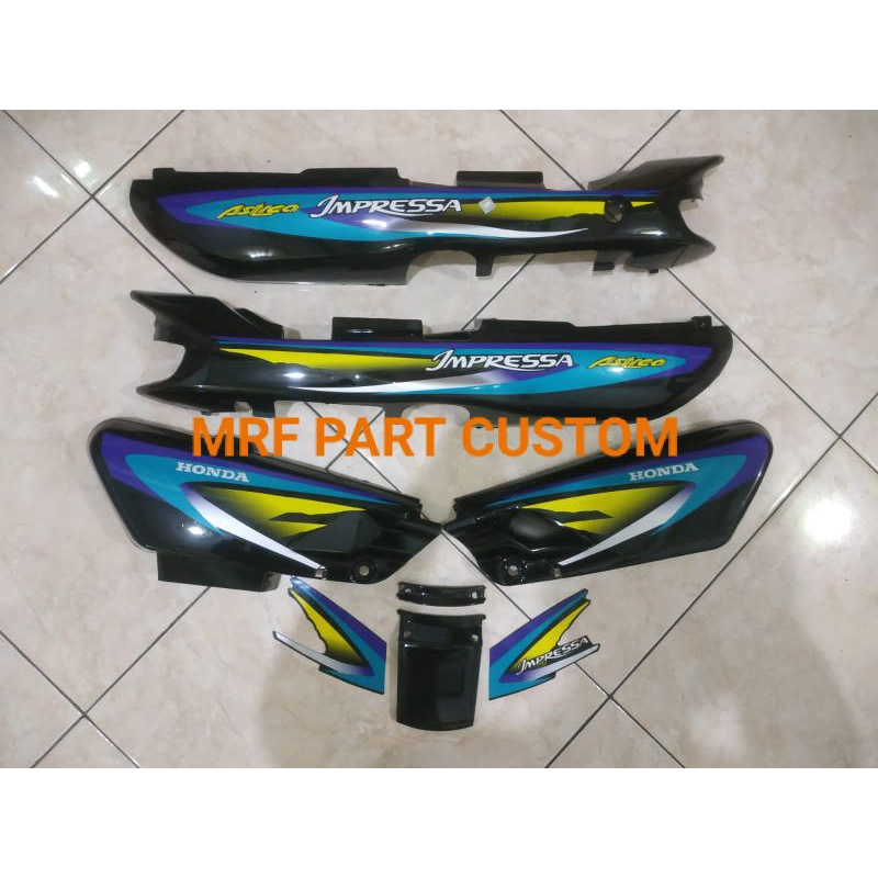 Body Set Paket Body Halus Plus Stripping Stiker Astrea Grand Sabit Legenda 1 2