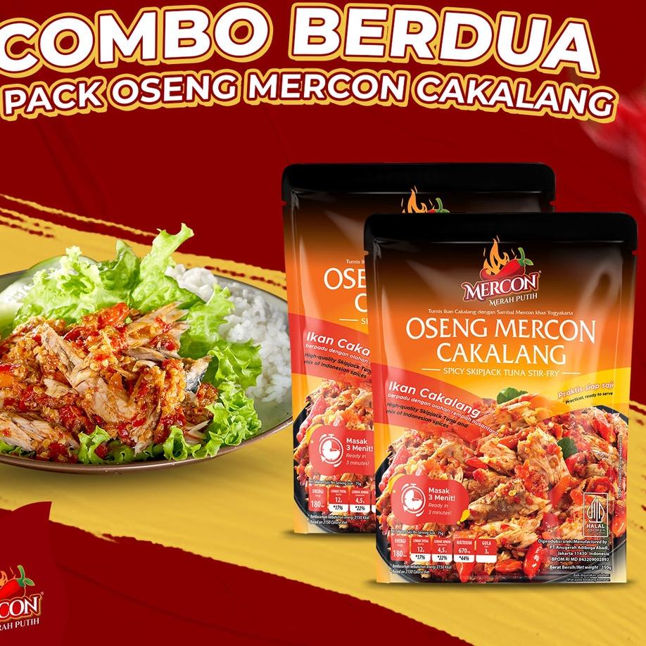 

➵ Mercon Merah Putih - Hemat Combo Berdua || 2 x Oseng Mercon Cakalang ☏