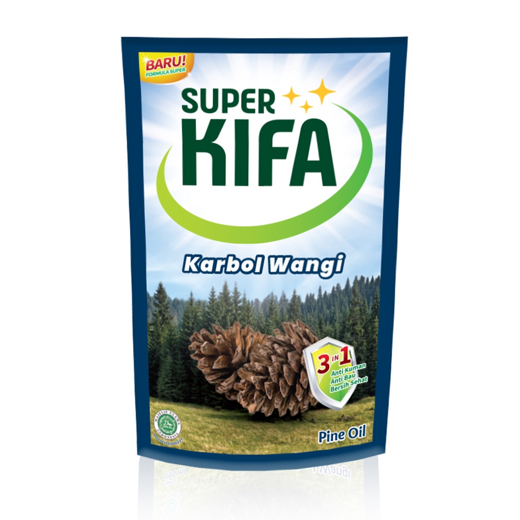 SUPER KIFA Karbol Wangi 755Ml -  Desinfectan Antibacterial