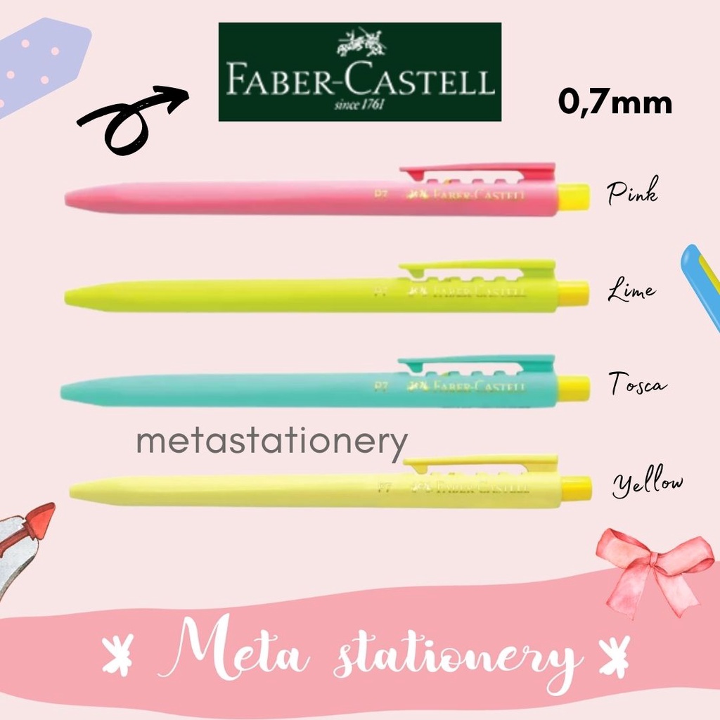 

Terlaris ✨ -Pulpen P7 Faber Castell (12pc)- 2.2.23