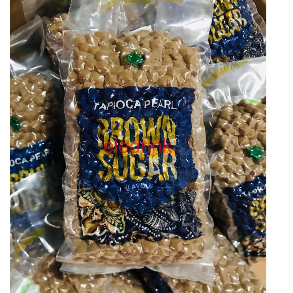 

9.9 BRANDS FESTIVAL ITPIN 1kg TAPIOCA PEARL PREMIUM BROWN SUGAR | Gula Aren | Gula Merah tapioka Bubble Tea | Boba