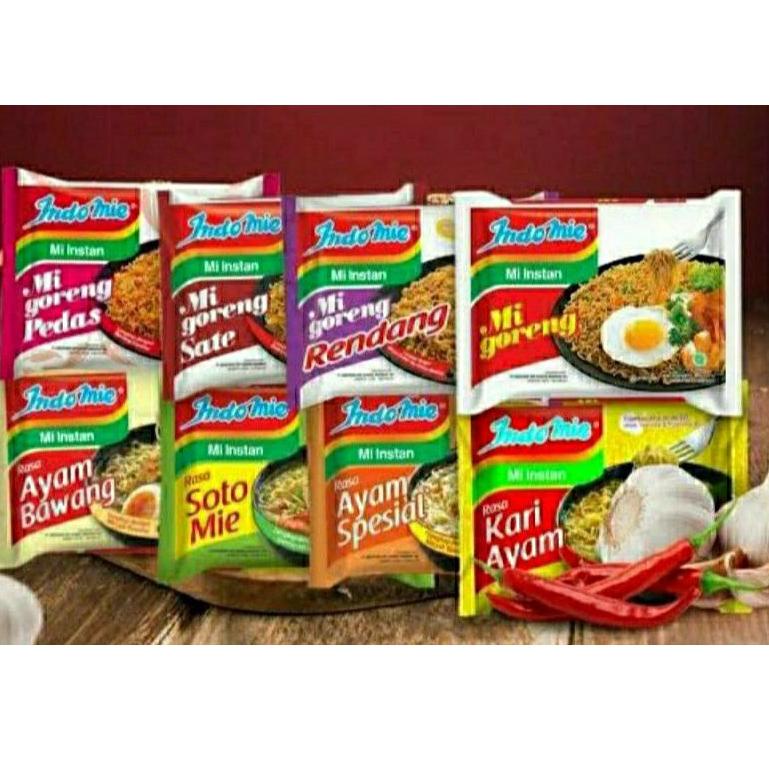 

M96 Mie Instan Indomie Goreng atau Kuah isi 5 pcs dan mi goreng jumbo isi 3 BIG DISKON ღ