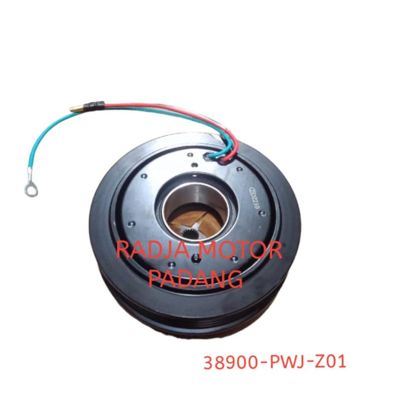 Puli puly pully magnet clutch compresor kompresor ac honda city gd8 jazz gd3 2003 2004 2005 2006 200