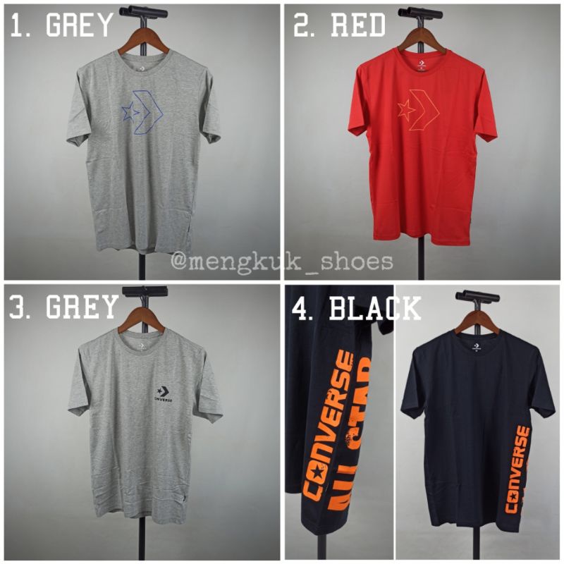 Kaos Converse All Star Mens T-shirt ORIGINAL 100% - KAOS KATUN CONVERSE ALL STAR SALE 