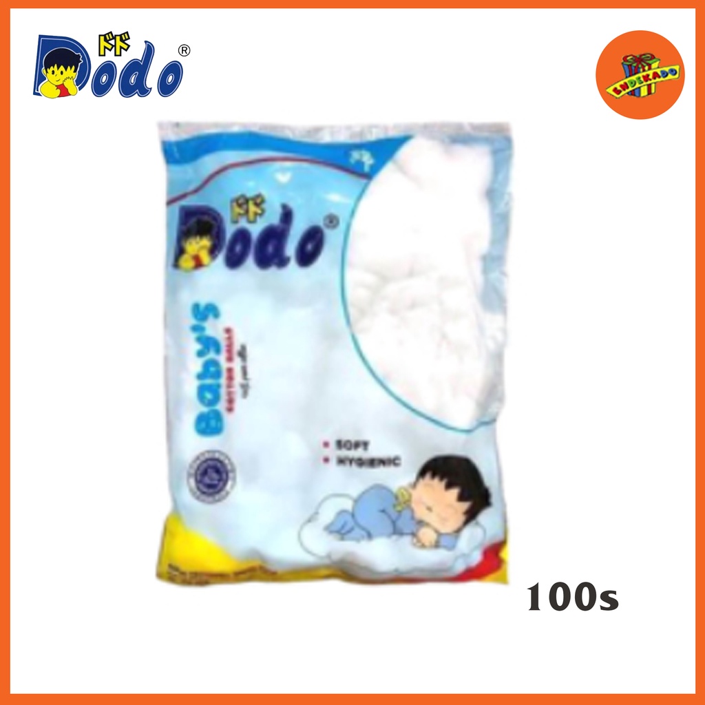 MAKASSAR! DODO COTTON BALL 100PC - Kapas Bayi