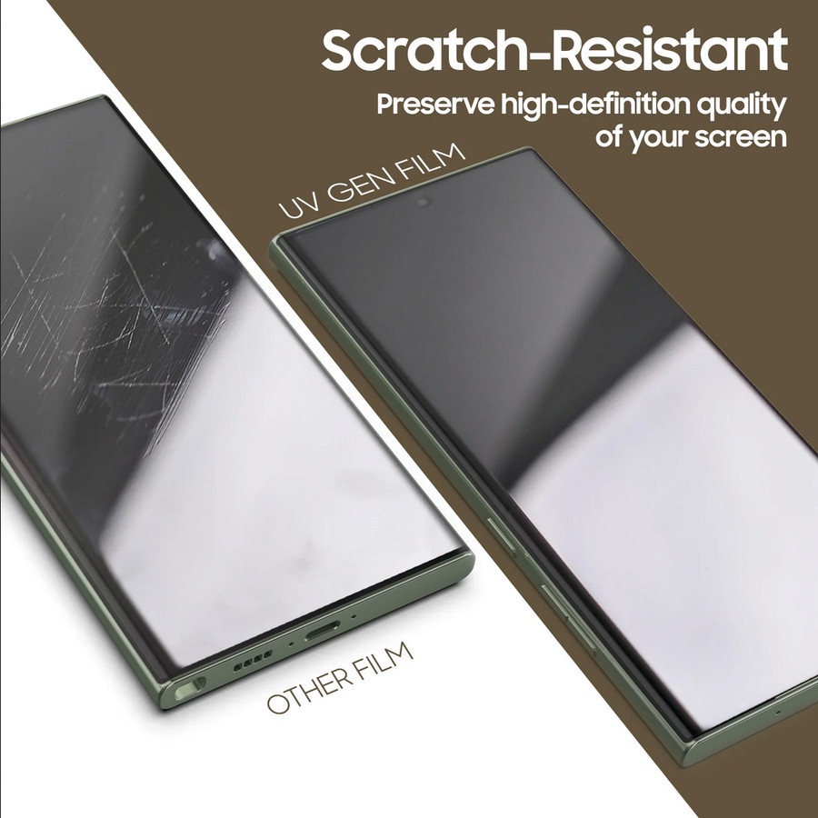 Whitestone UV Gen Hard Coated Film Samsung S23 Ultra S23 Plus S23 2pcs