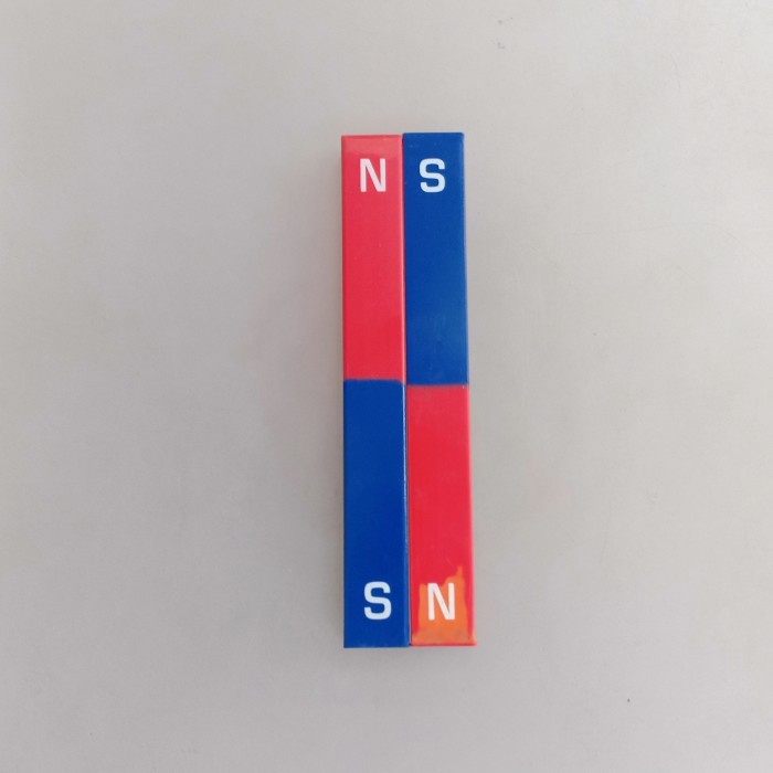 magnet batang panjang 18 cm alat peraga pendidikan sekolah