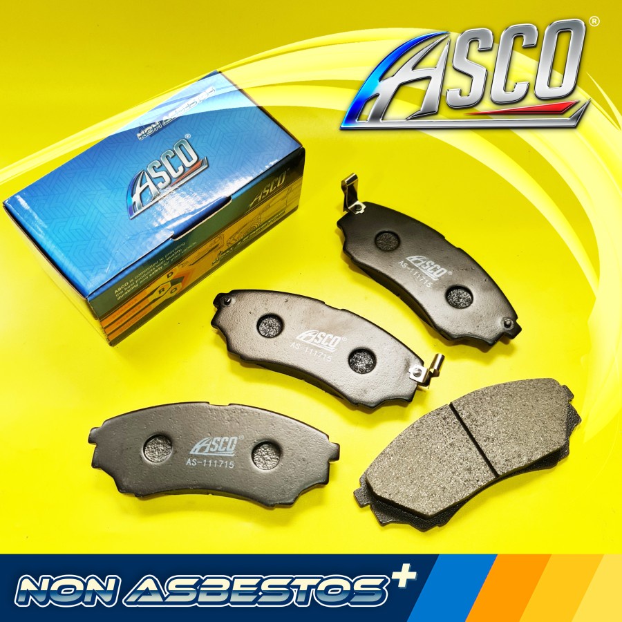 KAMPAS REM DEPAN BRAKE PAD ASCO EVEREST 2.5 2.9 / RANGER / MAZDA BT50