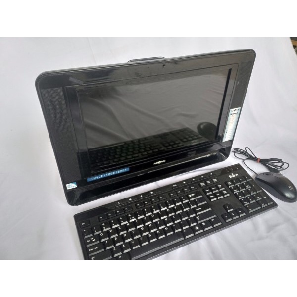 PC ALL IN ONE IRIT LISTRIK PROCESSOR DUAL CORE RAM 2 GB HDD 160 GB MANTAP BUAT BISNIS ONLINE