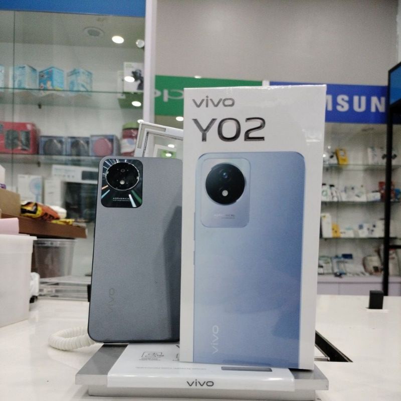 Handphone VIVO Y02 3/32 RAM 3GB ROM 32GB HP "BERGARANSI RESMI"