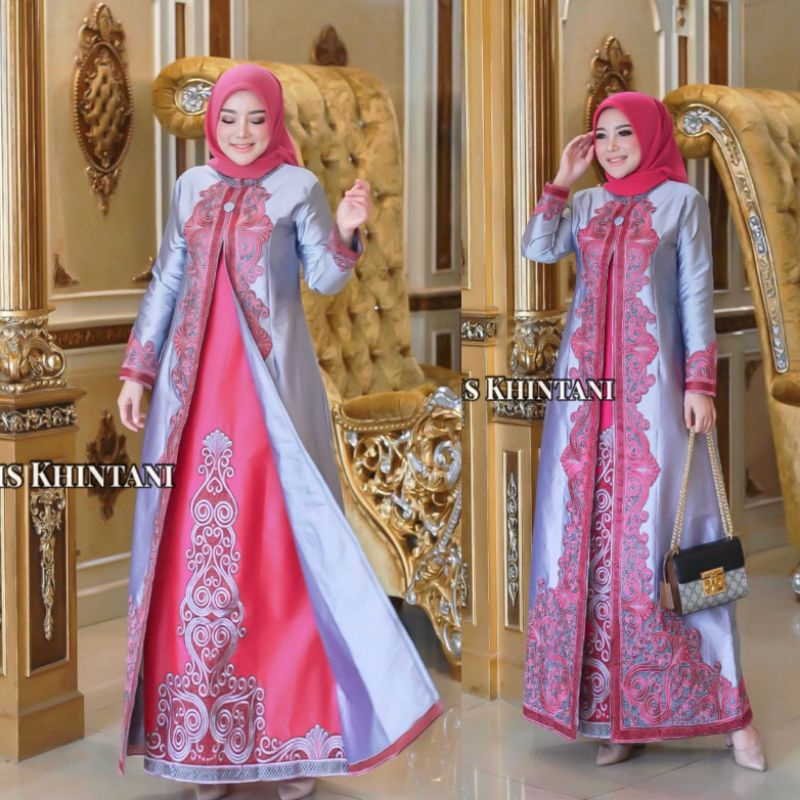 KEBAYA MODERN // NEW GAMIS KINTANI // SERAGAMAN WISUDA // BAJU PESTA LAMARAN // BAJU WISUDA // Original by pelangi jaya