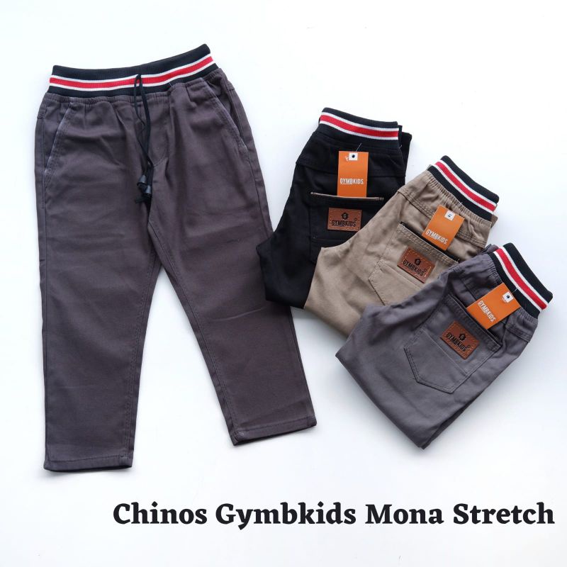 GymbKids (2-15Tahun) Celana Panjang Chino Chinos Katun Anak Laki Cowok Kwalitas Premium