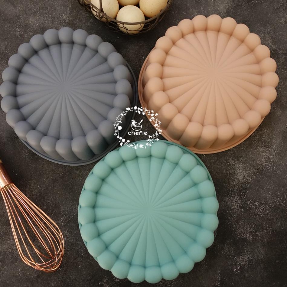❈ Cetakan Silikon Charlotte / Cetakan Puding Kue Marmer Butter Cake ☼