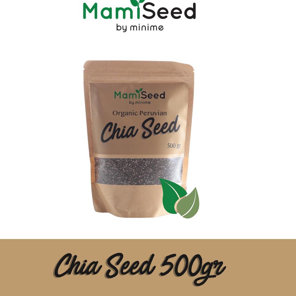 

☻ Mamiseed Black Organic Chia Seed 500gr ☟