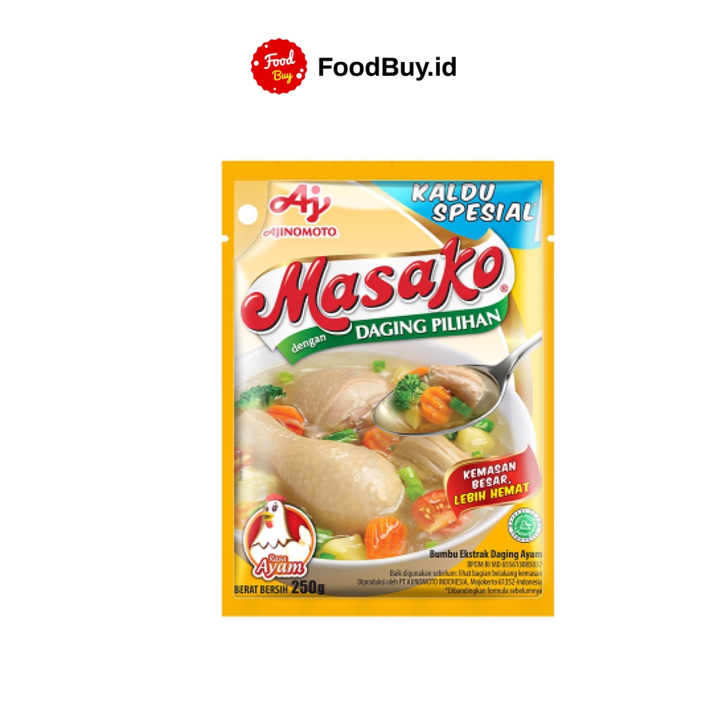 

Masako Bumbu Kaldu Penyedap Rasa Ayam 250 gr