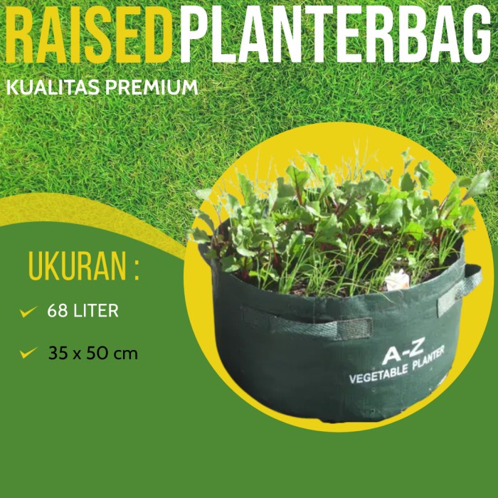 Poo Planter Bag Raised Bed Planterbag Bulat Polybag Pot Kantong Tanaman