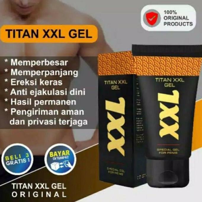 TITAL GEL XXL Gel Obat Kuat Pembesar Alat Vital Pria Pemanjang Peniss