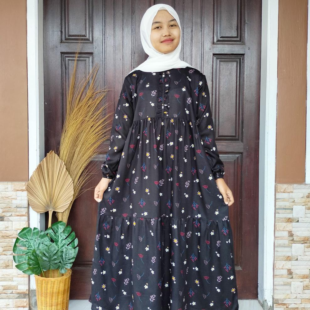 ☀ Gamis Anak Tanggung / Gamis Rayon Anak Usia 10 - 12 Tahun オ