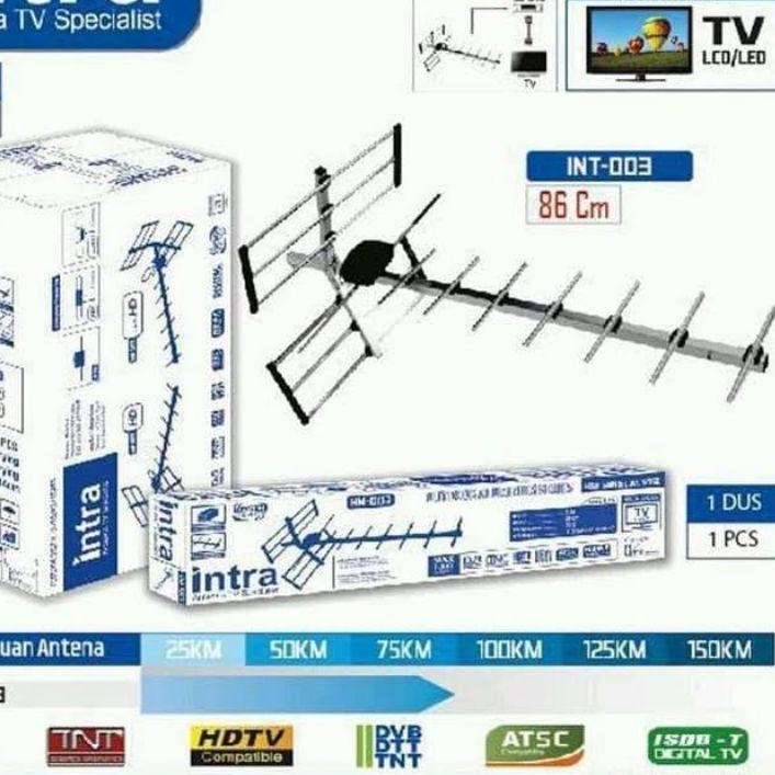 ➵ Intra Antena TV Digital Luar / Outdoor INT-003 / INT-005 ✮