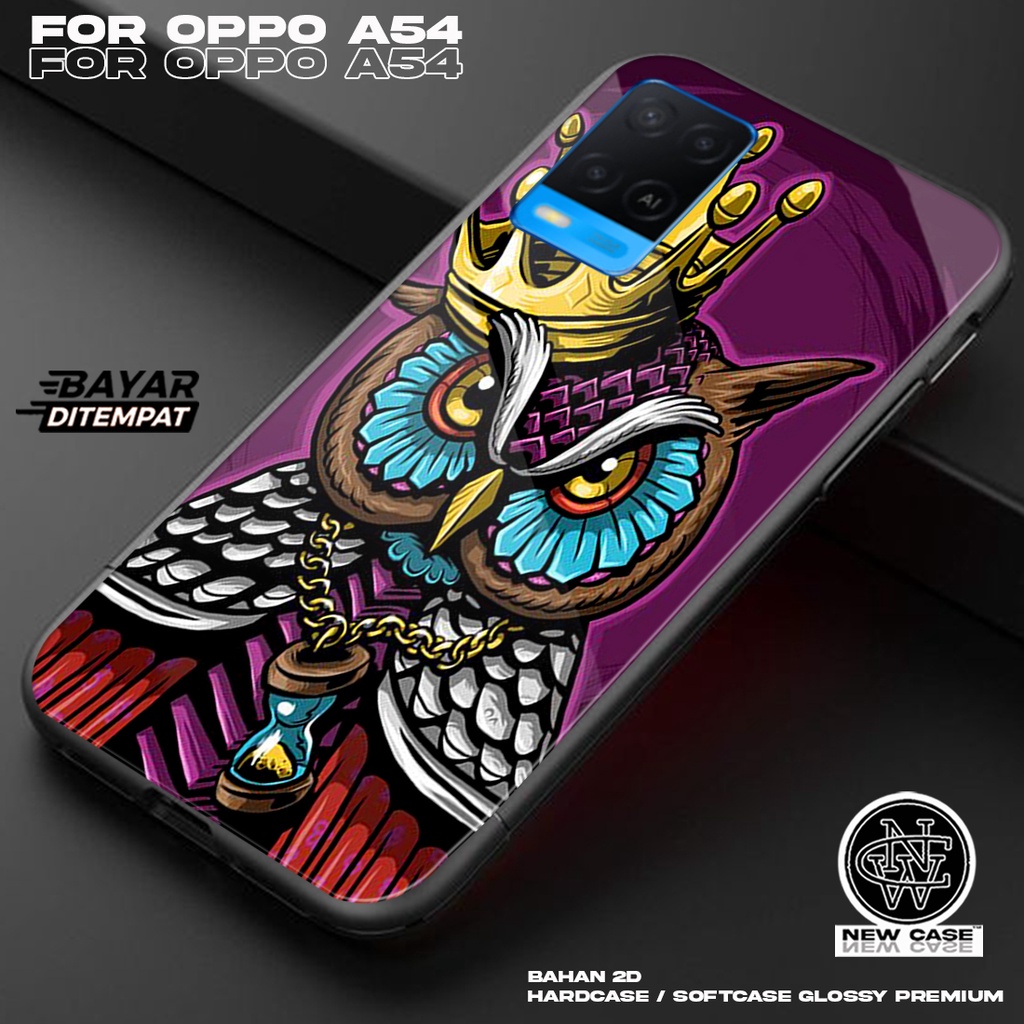 Case OPPO A54 - Casing OPPO A54 Terbaru 2023 Case lord case14 [ case OWL ] Silikon Hp Mewah - Kesing