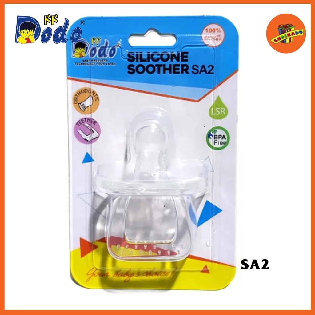 DODO Silicone Soother SA1 SA2 - Empeng Bulat