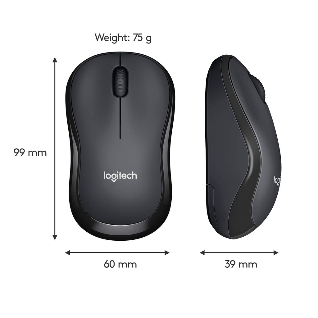 Logitech Mouse wireless M221 Silent