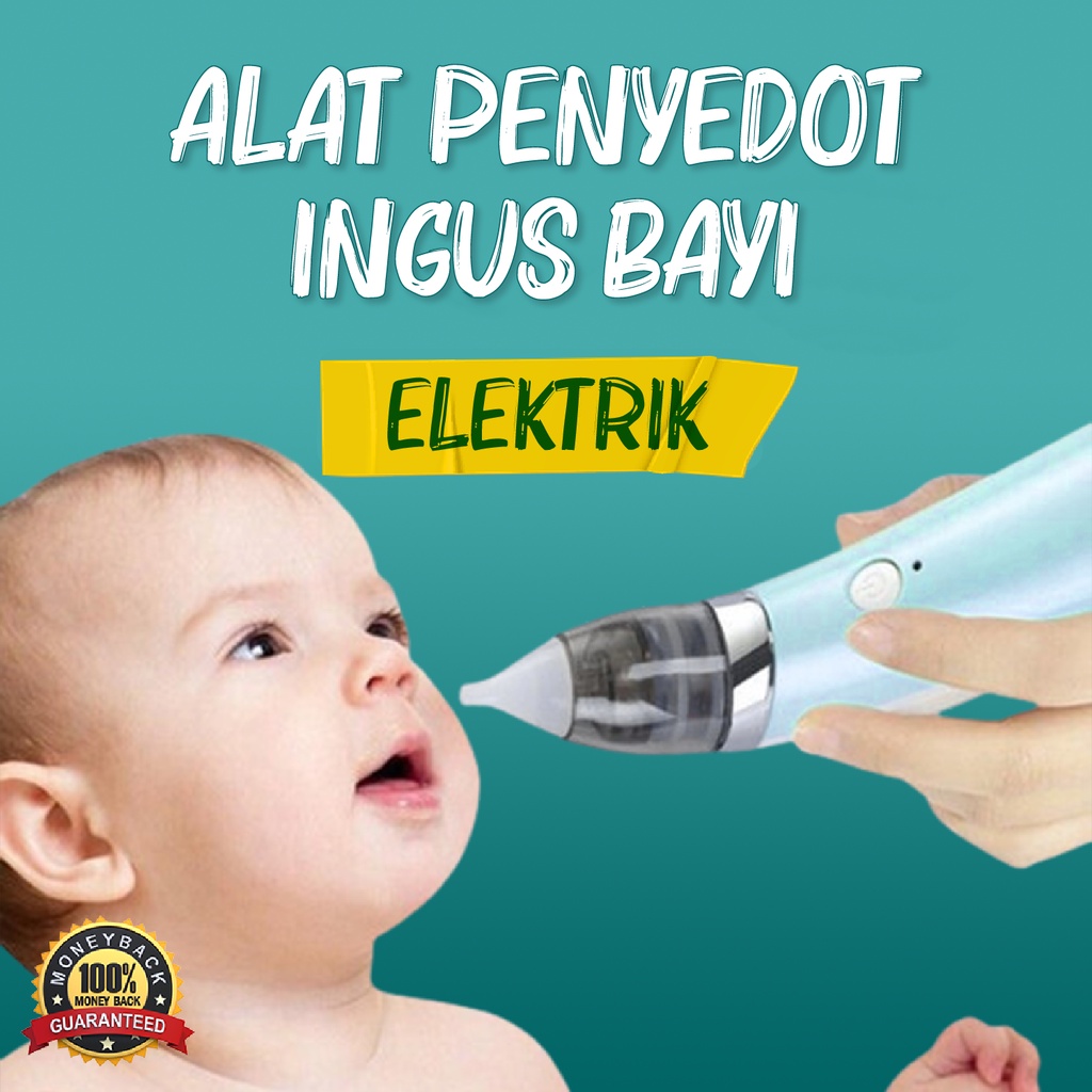 SUPPLIERNESIA - Alat Penyedot Ingus Bayi Elektrik / Baby Nasal Aspirator Nose Cleaner / Pembersih hidung bayi / Sedotan Pembersih Hidung Bayi