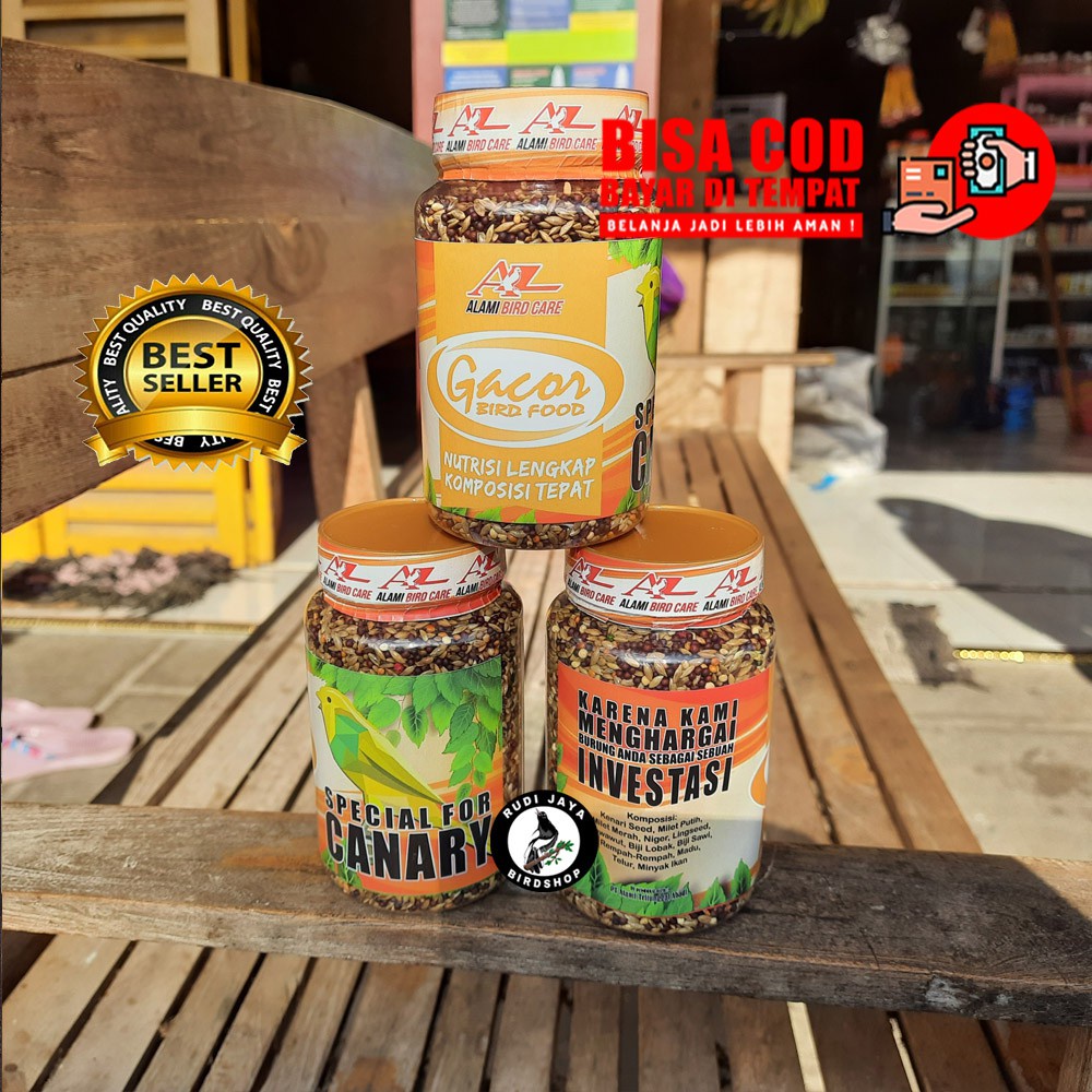 READY GACOR CANARY ALAMI BIRD CARE PAKAN MAKANAN BURUNG KENARI LOKAL FINCH HARIAN LOMBA  GACOR JUARA