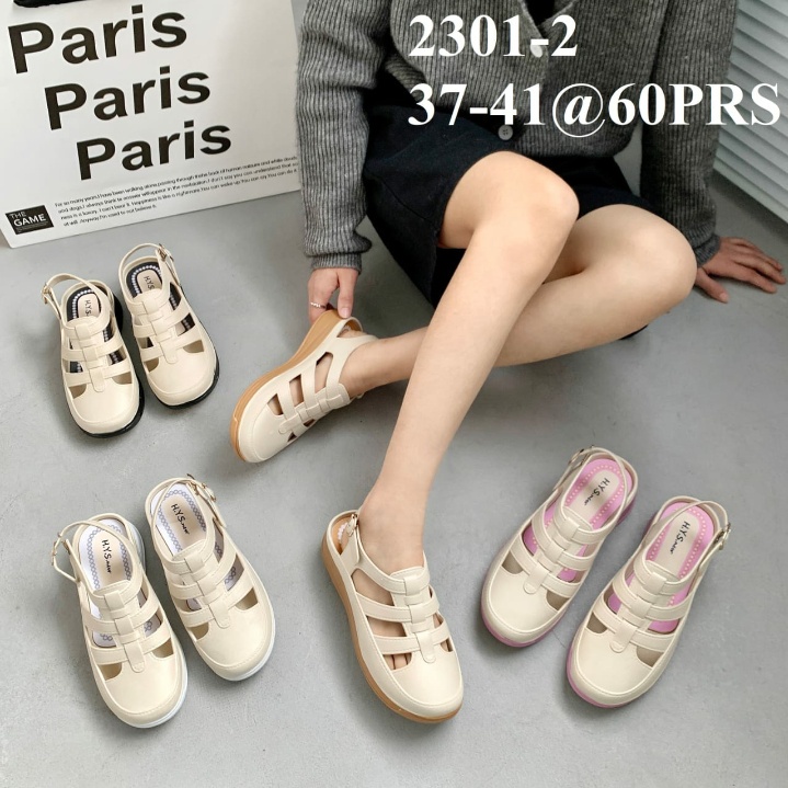 New Sandal wanita wedges jelly karet HYS 2301-2 tali