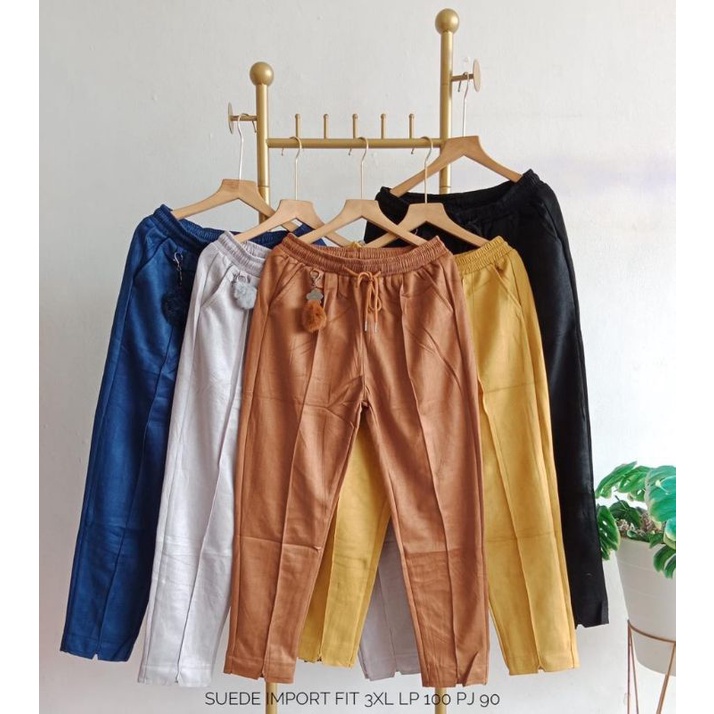 CELANA SUEDE IMPORT LP100 / CELANA WANITA / CELANA SANTAI / CELANA KEKINIAN / OOTD HIJAB / FASHION M
