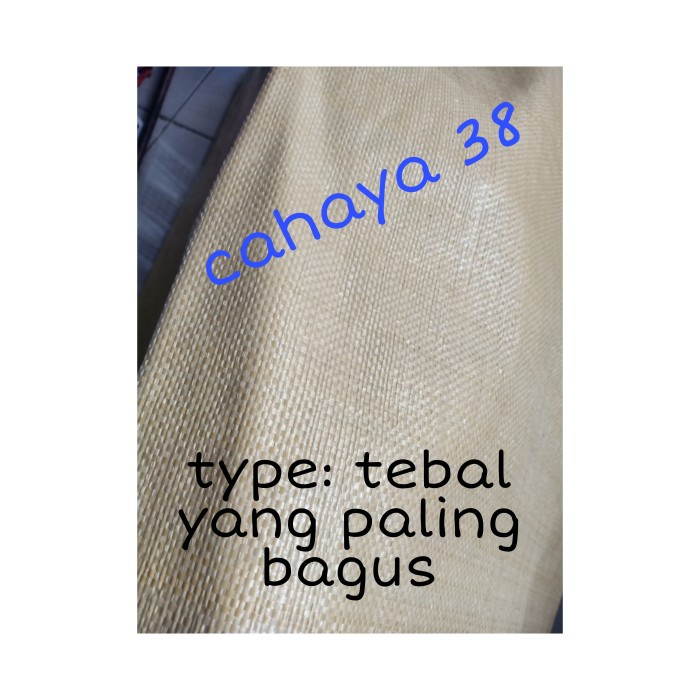 Terpal Hamparan /jemur padi/gabah - Kuning