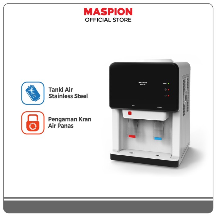 Maspion Water Dispenser Air Galon Atas Panas Normal MD 15 PAS 15PAS