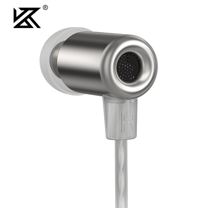 Kz LingLong Dynamic In Ear Earphone HIFI Bass Earbuds In Ear Monitor Headphone Olahraga Headset Peredam Kebisingan PK EDX