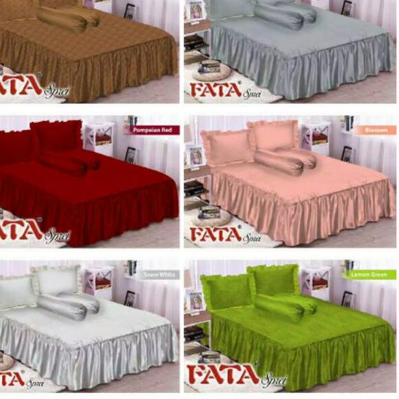 ☟ FATA - Sprei Rumbai /Rempel Polos (3D) Embos Ukuran  /  Cm ♪