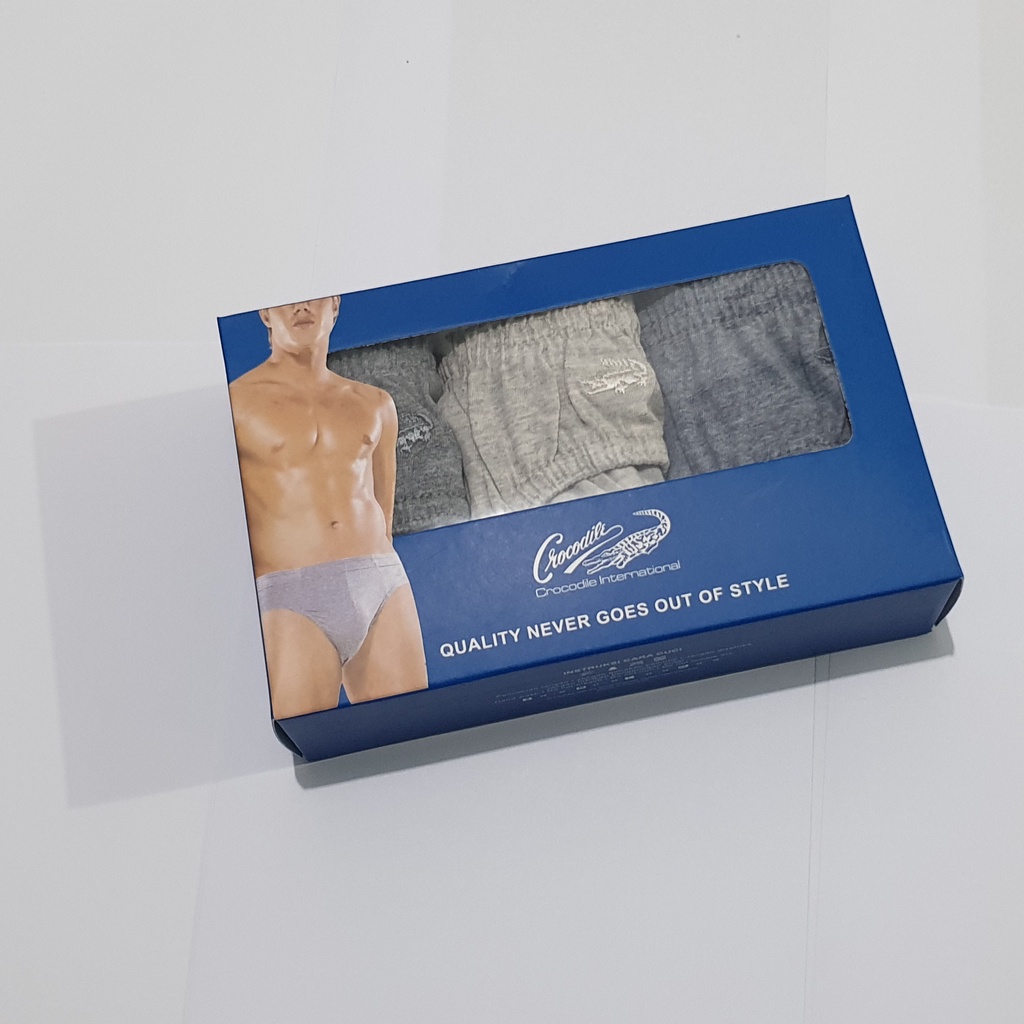 Celana dalam Cd pria dewasa CROCODILE 1 box ISI 3 PCS original 521-240