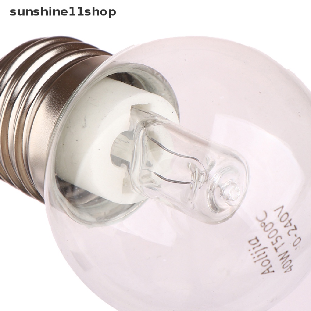 Sho 1Pc E27 40W Lampu Oven Lampu Bohlam 220v Tahan Suhu Tinggi 500derajat N