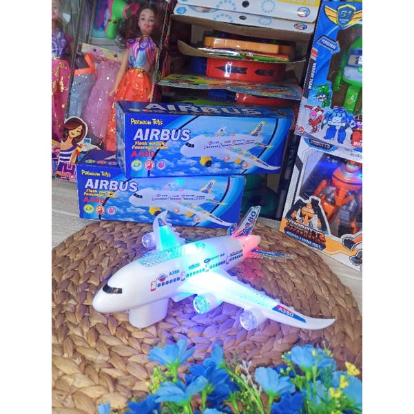 Mainan pesawat air bus,pesawat air plane air bus  original SNI