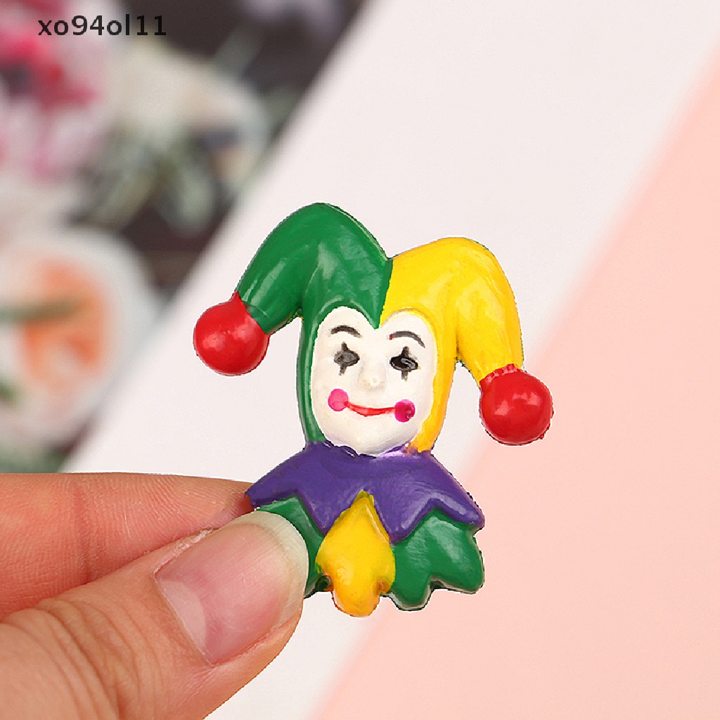 Xo 1Pc 1: 12rumah Boneka Miniatur Model Badut Desktop Ornamen Lanskap Mikro Home Living Scene Decor Mainan Aksesoris Rumah Boneka OL