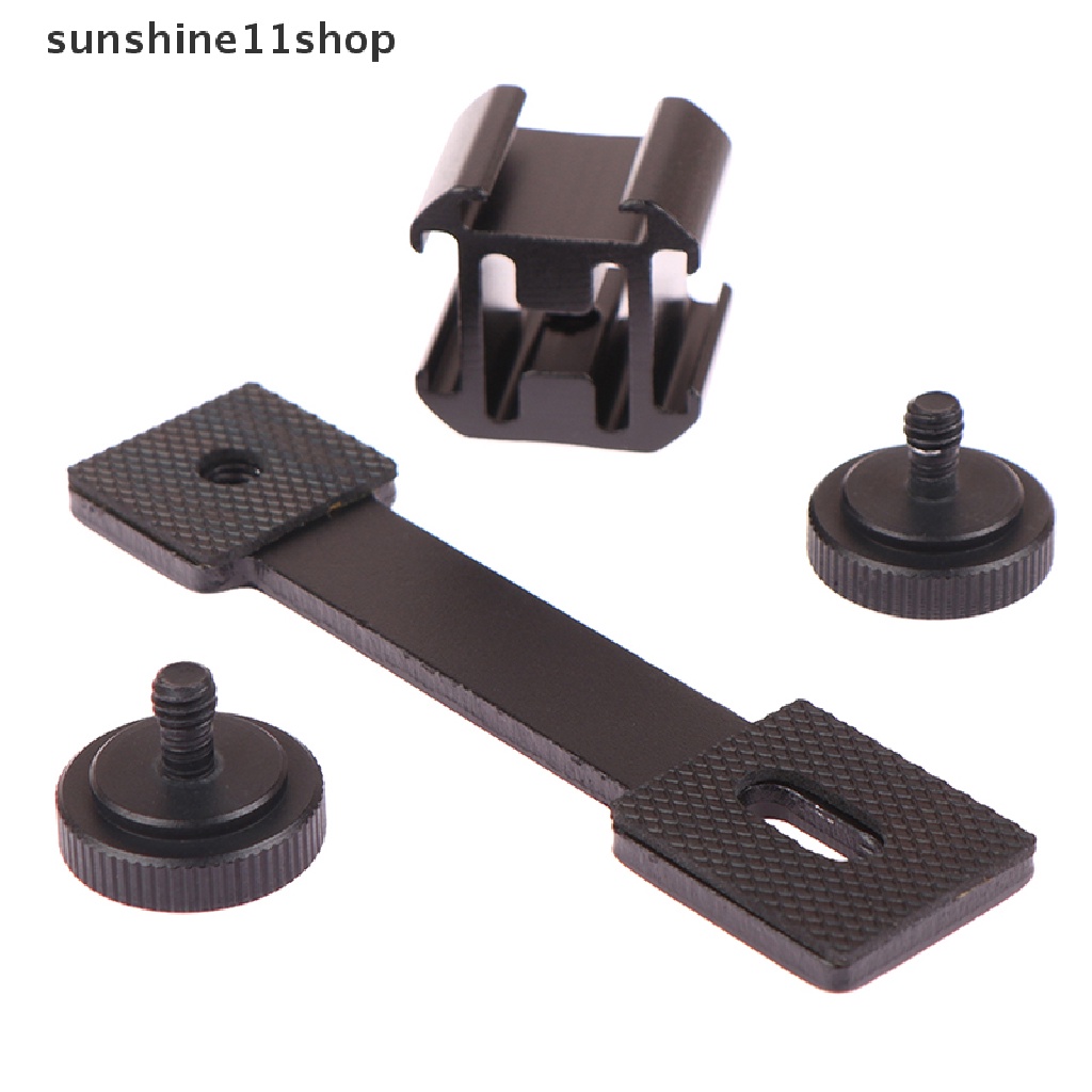 Sho Triple Cold Shoe Mount Extension Bar Dengan Drat1Per4Inci Untuk Kamera N