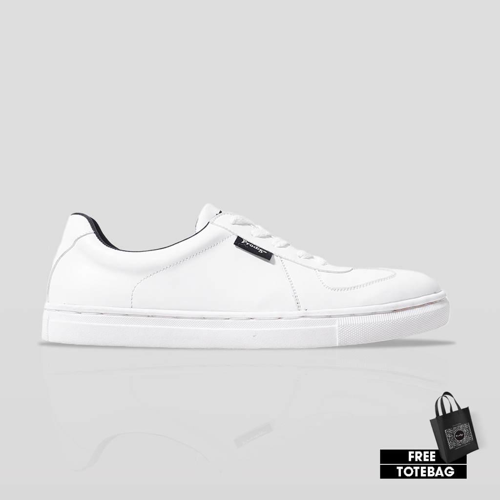 Prodigo * Sepatu Pria New Joglo Fullwhite | Sepatu Sneakers | Casual | Terbaru