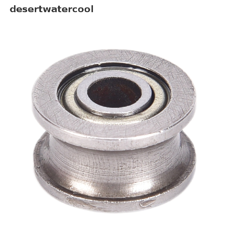 Deid 10pcs U624ZZ U Alur Bola bearing guide pulley Untuk Rel track linear 4 * 13 * 7mm Martijn