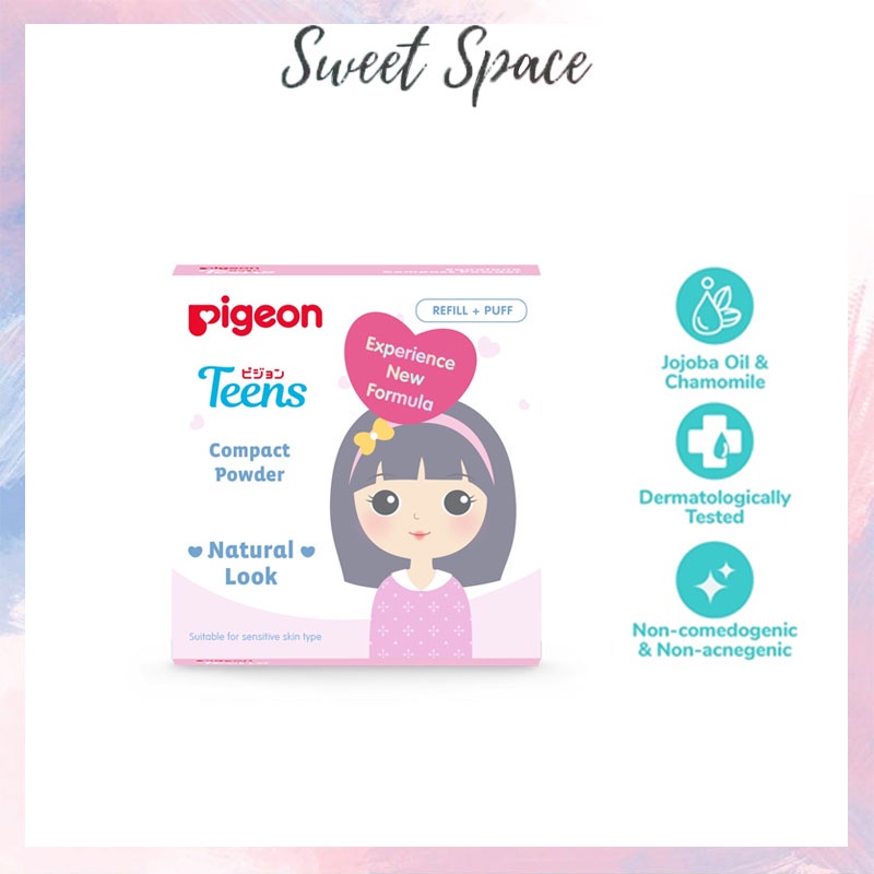 PIGEON TEENS COMPACT POWDER 14 GR BEDAK REMAJA [SWEETSPACE]