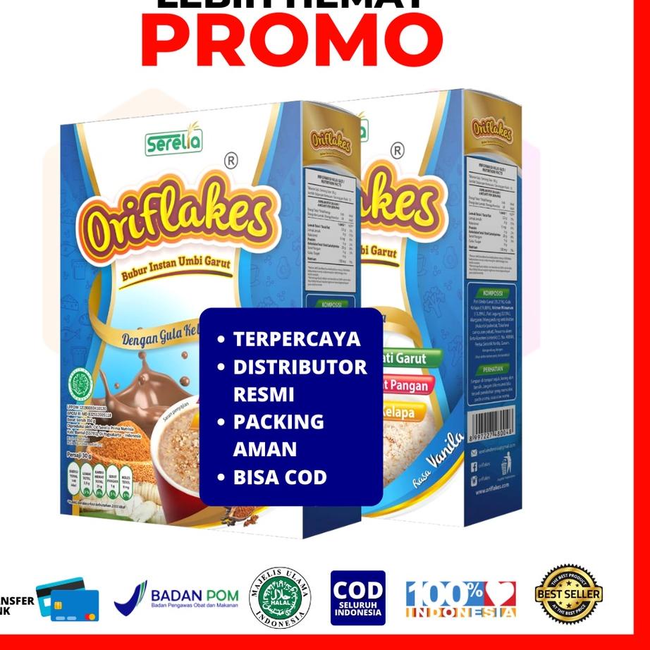 

☝ Oriflakes Slim Diet Sereal Umbi Garut 350 GR ℮