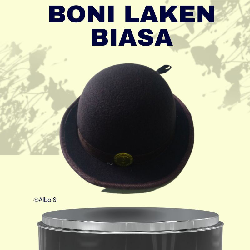 Topi Boni Pramuka Bahan Laken dan rajut