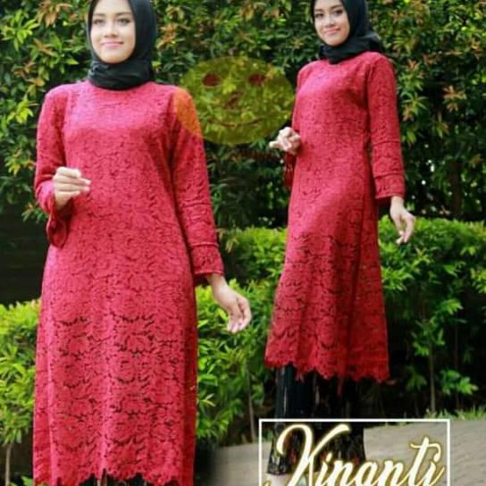 ۝ Setelan kebaya Kinanti / brokat kurung tunik / kebaya brokat kurung / kebaya long tunik ☀