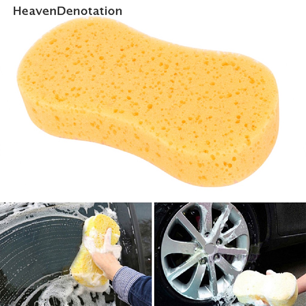 [HeavenDenotation] Alat Pembersih Spons Cuci Mobil Pembersih Kaca Mobil Serbaguna Wax Sponge Busa Auto Cleaning Tool Aksesoris HDV