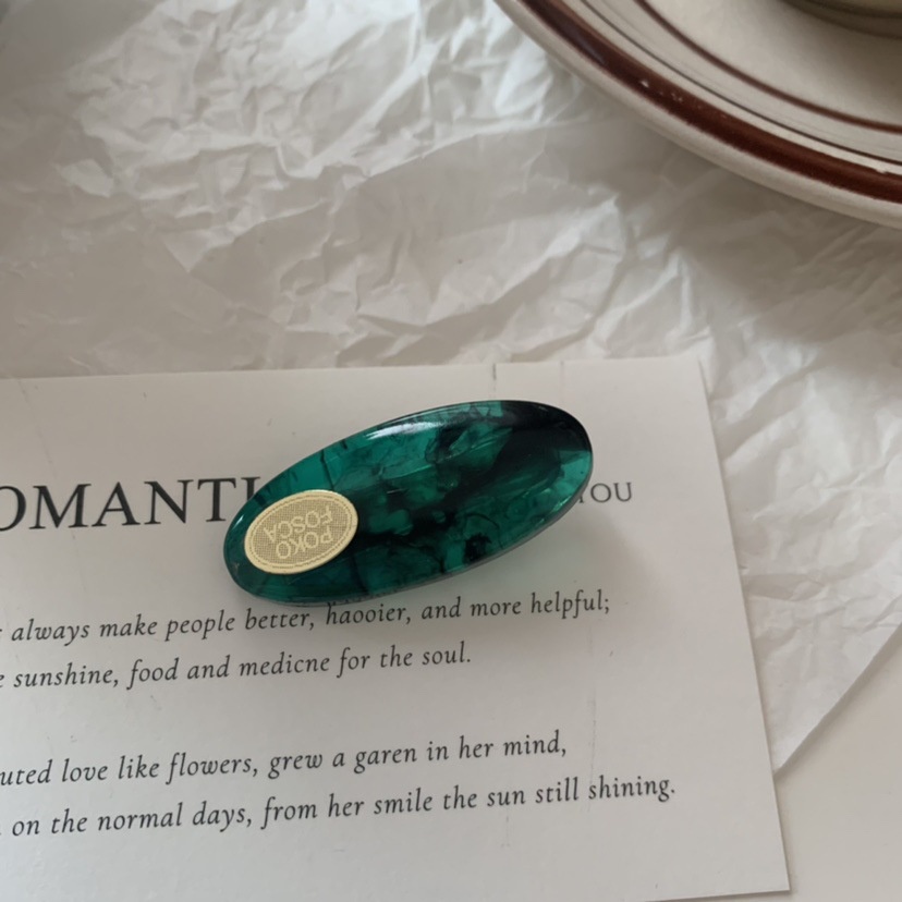 Liu Hai Jepit Rambut Klip retro amber Warna Klip net Merah Rambut Kartu Perempuan Klip Rambut Kecil