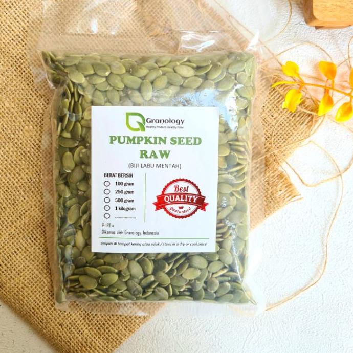 

☪ Biji Labu Mentah / Raw Pumpkin Seed - 500 gram ♥