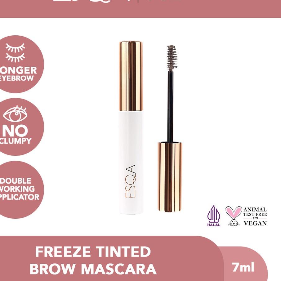 ◘ ESQA Freeze Tinted Brow Mascara - Ash Brown ✬