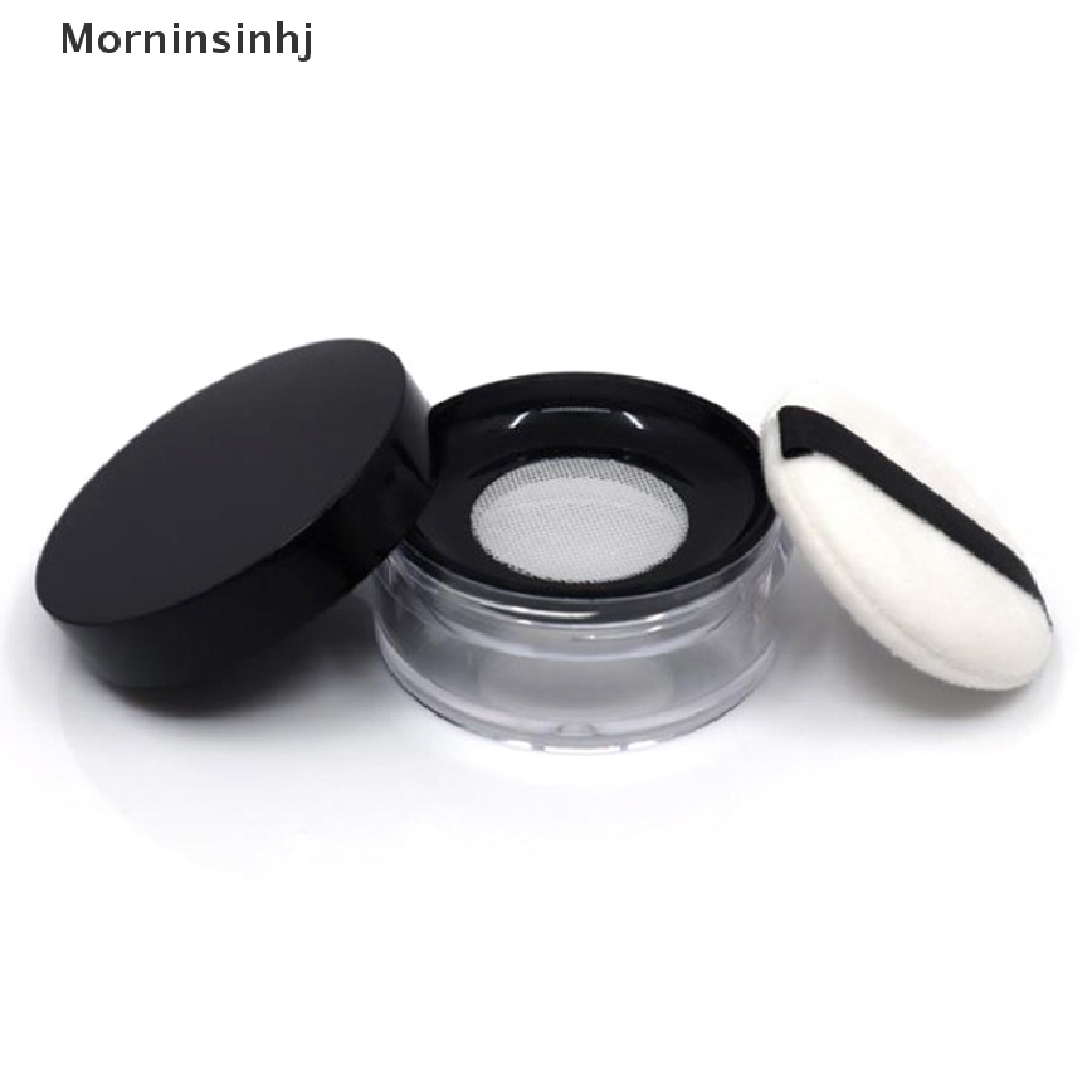 Mornin 10g 20g Kotak Bubuk Mesh Elastis Portabel Handheld Kosong Loose Powder Jar id